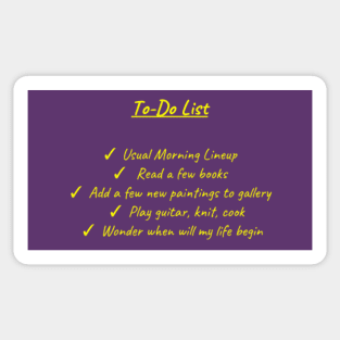 Tangled To-Do List Sticker